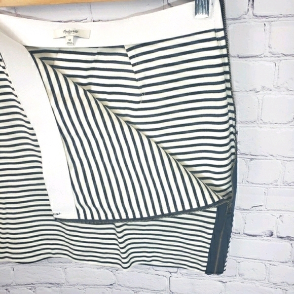 MADEWELL Striped Stretch Skirt Size M - Picture 7 of 10
